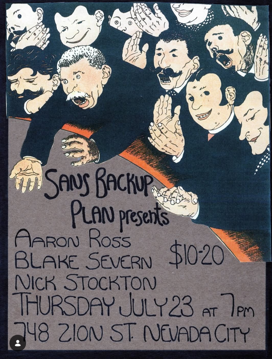 Flyer for Aaron Ross, Blake Severn, Nick Stockton